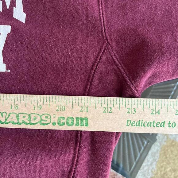 00s Steve & Barry’s Reverse Weave Style Texas A&M Hoodie Size L - Picture 5 of 7